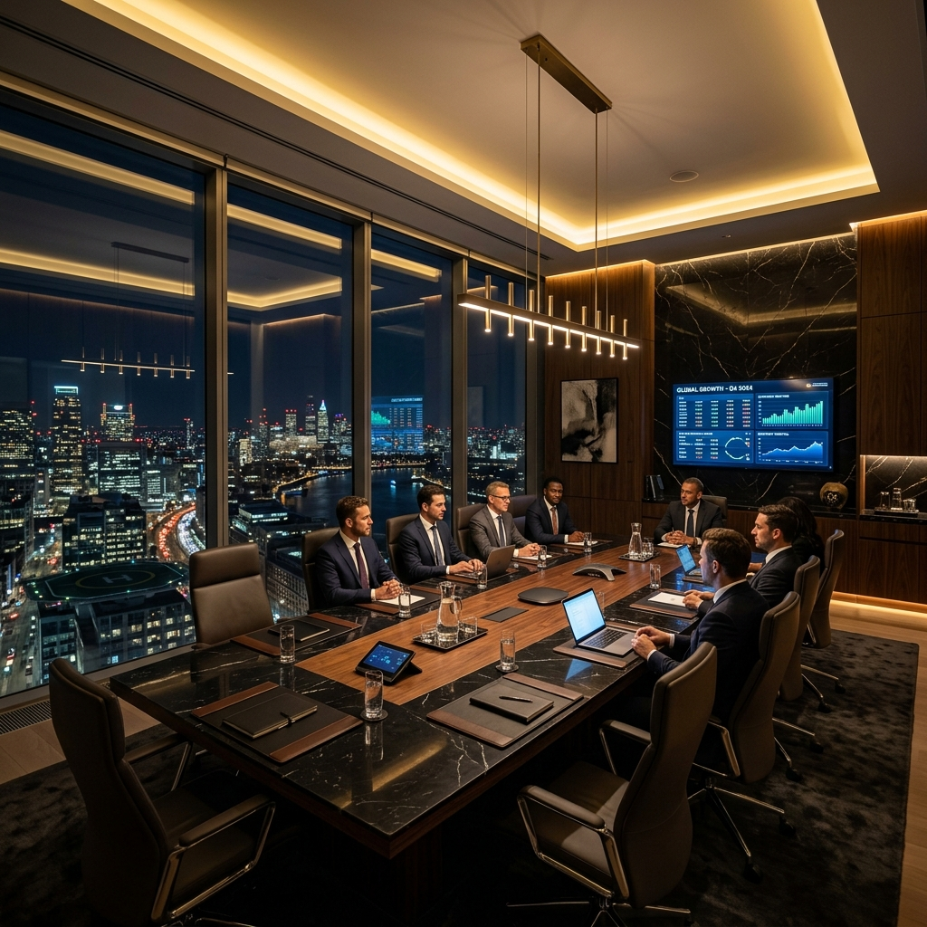 The FOXC Portal Executive Boardroom